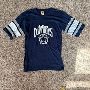 Vintage 90s Made in the USA NFL Dallas Cowboys Sport Jersey T-Shirt